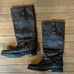 Frye Brown Leather Boots Size 8.5